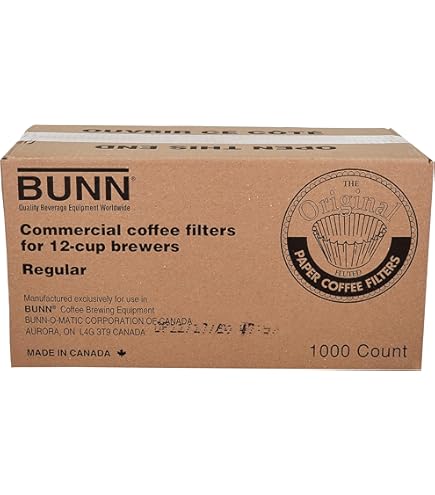 GOURMET COFFEE FILTERS 0138-1000 (13.75×5.25) *500