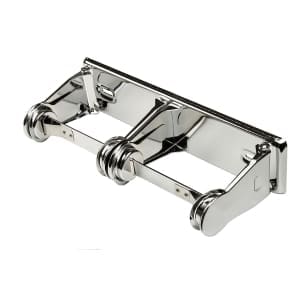 150 DOUBLE CHROME TOILET TISSUE DISPENSER