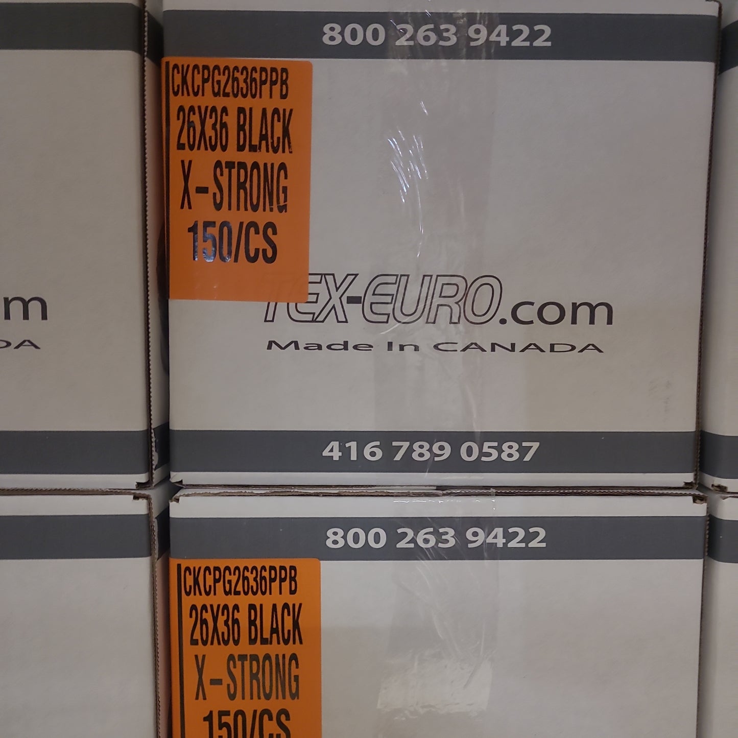 26x36 BLACK EXTRA STRONG BAGS (150/CASE)