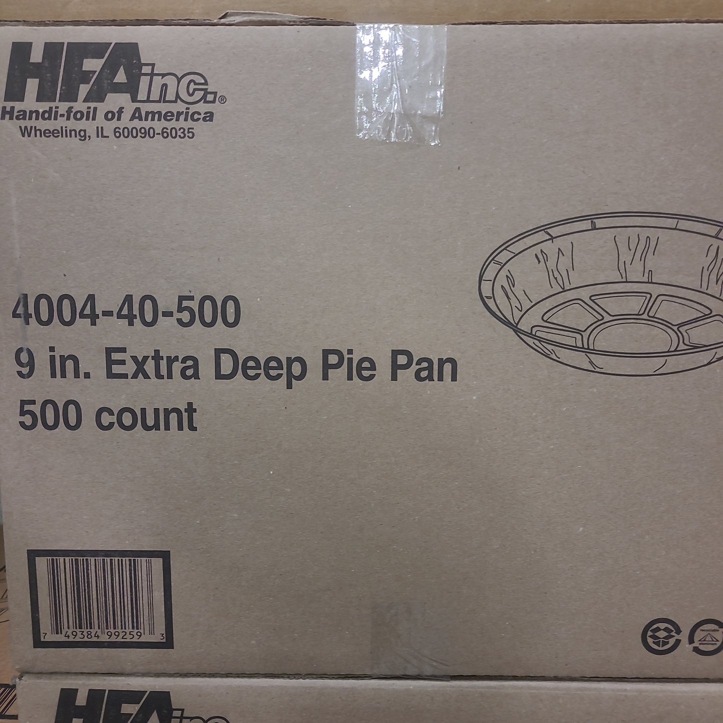 4004-40 9" EXTRA DEEP PIE PLATES (500/CASE)🇺🇲