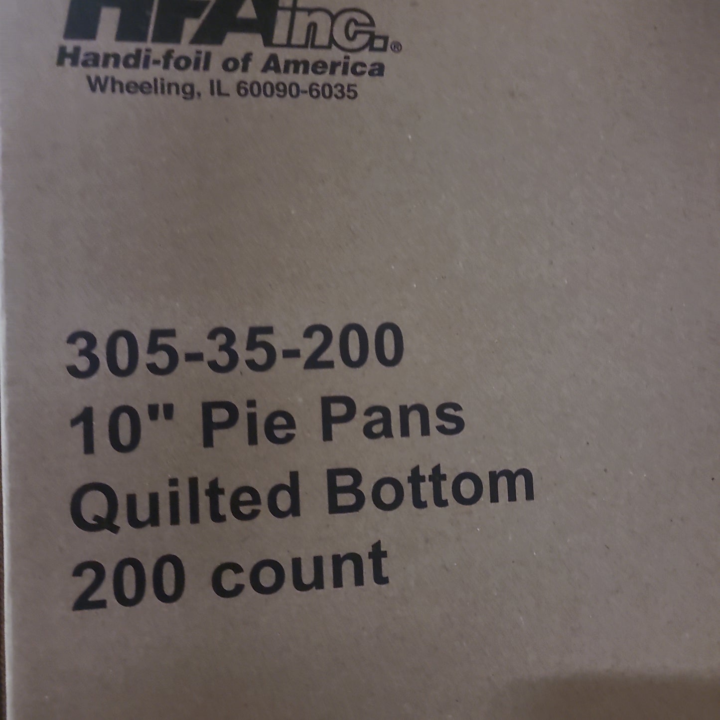 305-35 10" PIE PLATES (200/CASE)🇺🇲