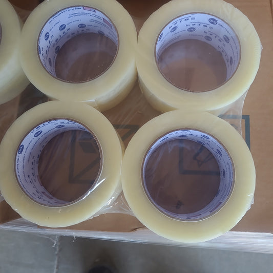 CLEAR PACKAGING TAPE 48MMX132M (48 rolls)