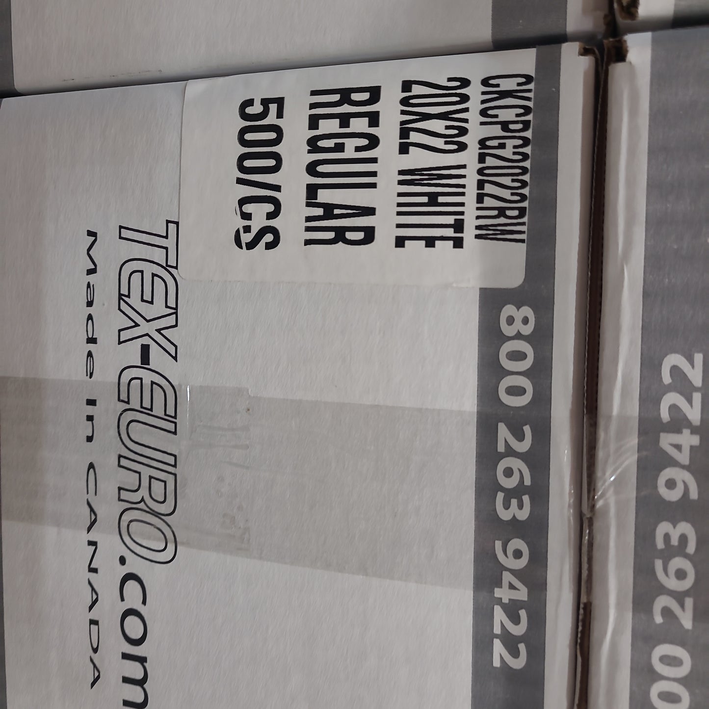 20x22 WHITE GARBAGE BAG LINERS (500/CASE)