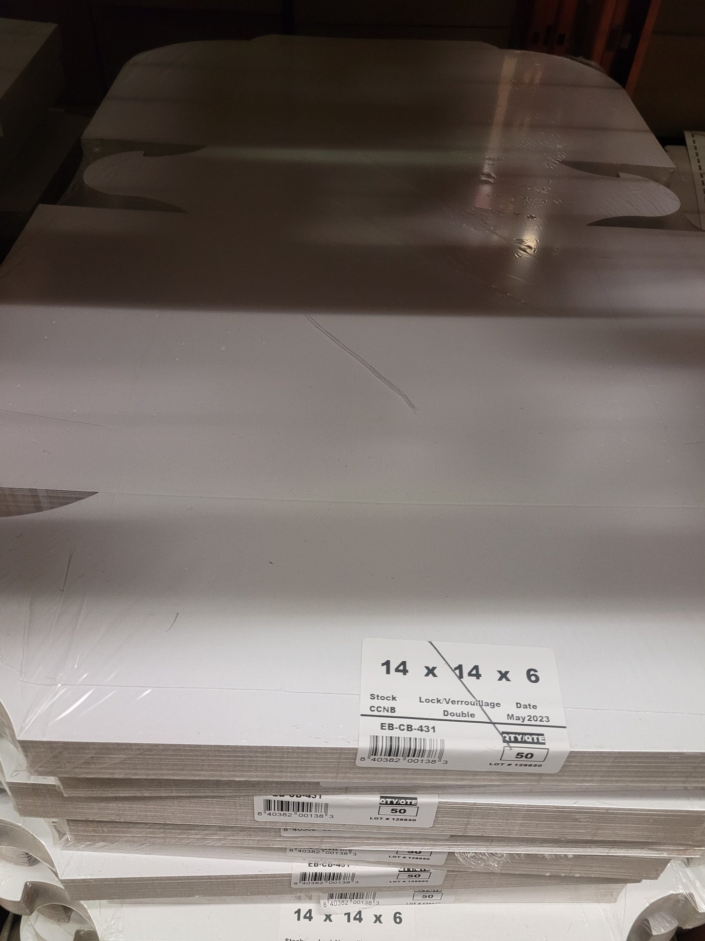 14X14X6 CAKEBOX (50)