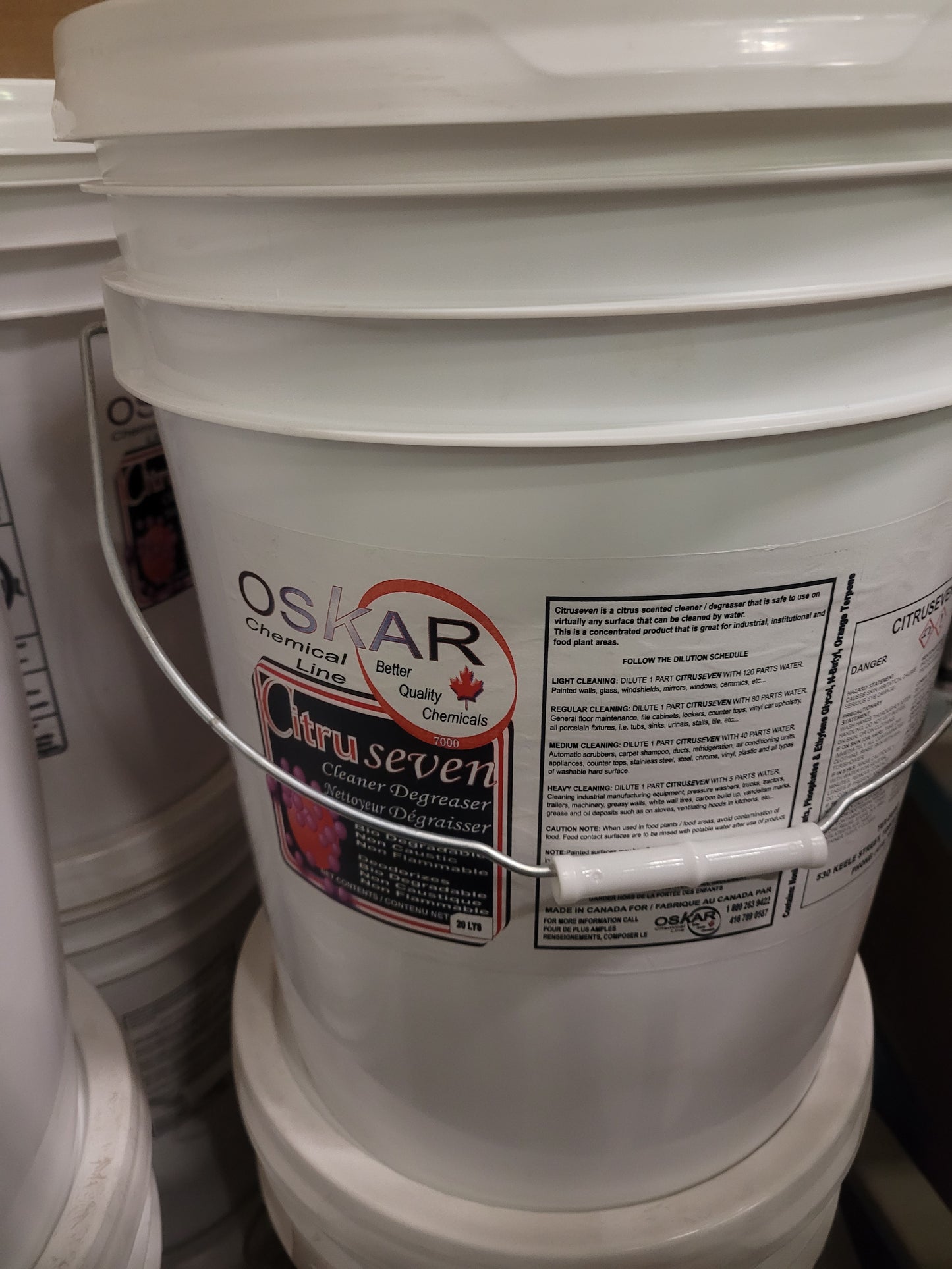 20L CITRUS DEGREASER 7000 PAIL