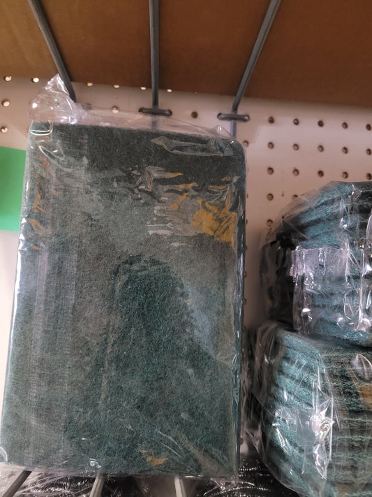 6X9 GREEN HEAVY DUTY SCOURING PADS (10/PACK)