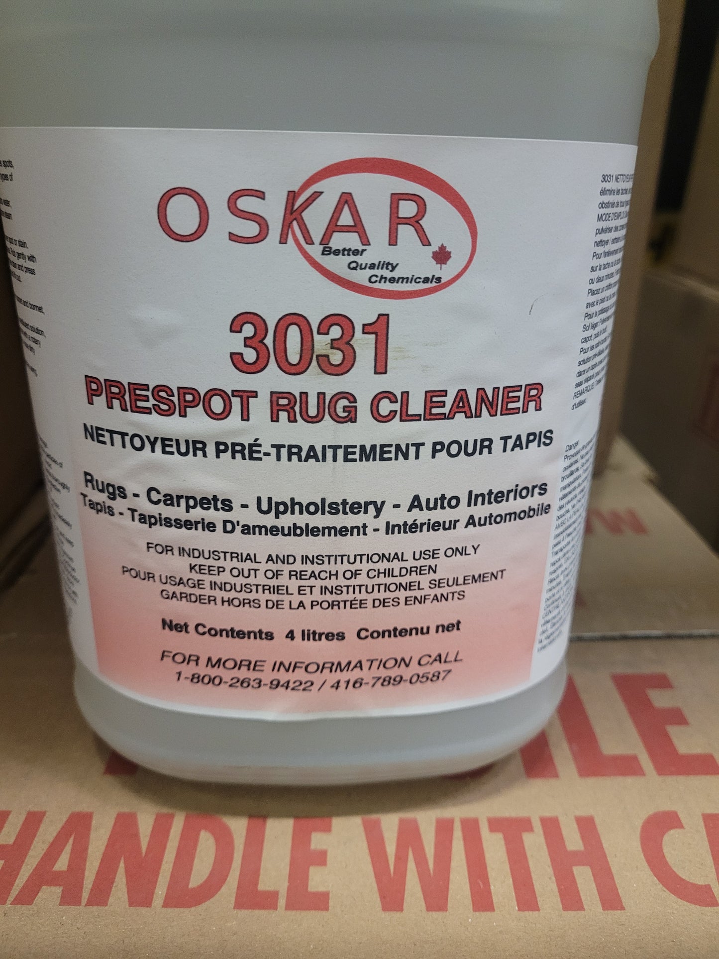 3031 PRESPOT/RUG SHAMPOO LIQUID 4L