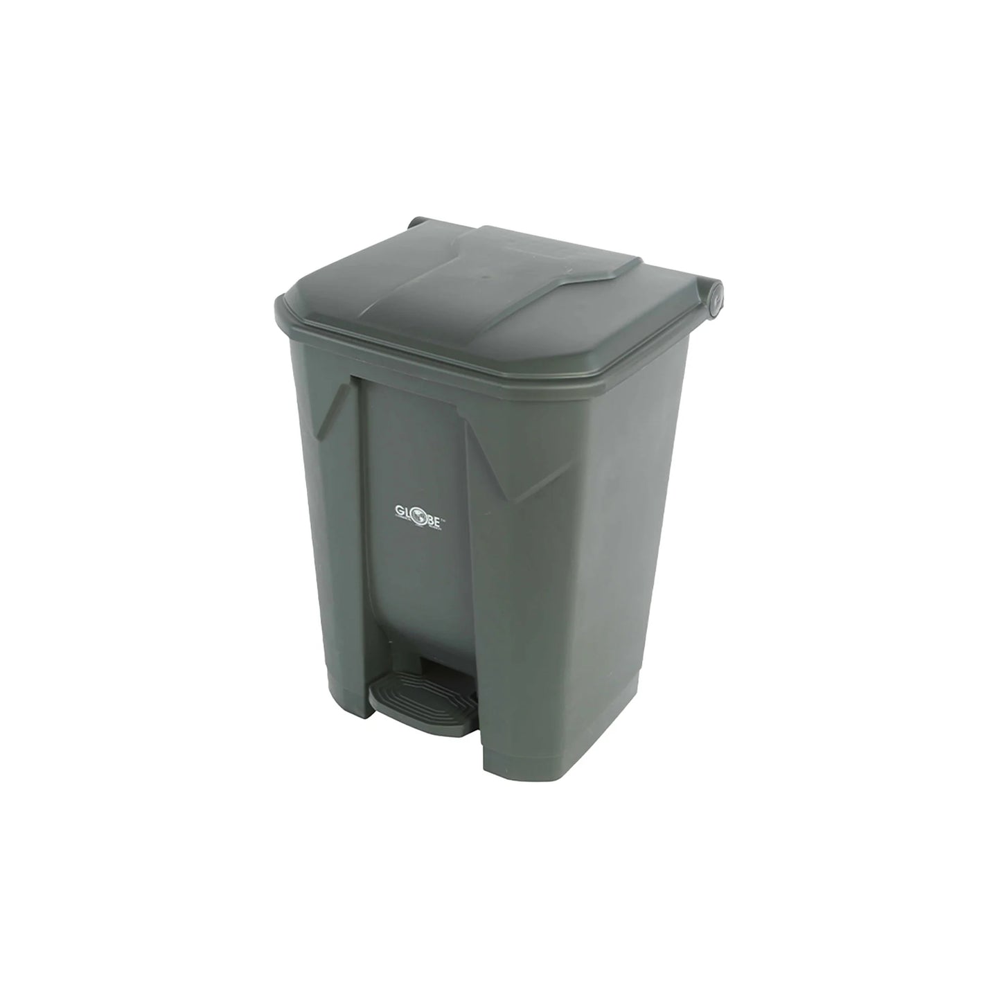 9673 12GAL GREY STEP ON WASTE CONTAINER