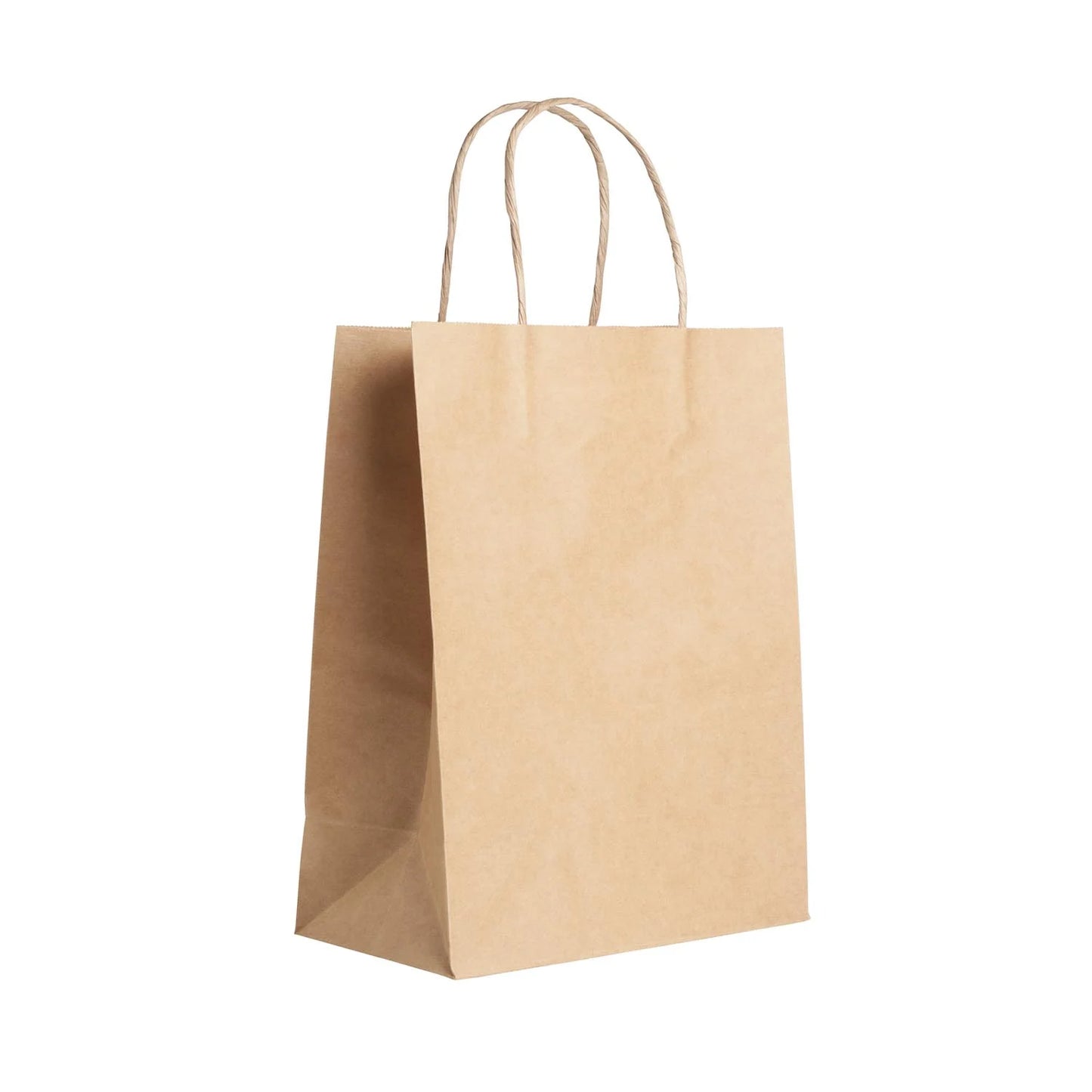 18X7X19 KRAFT PAPER BAG WITH HANDLE (200)