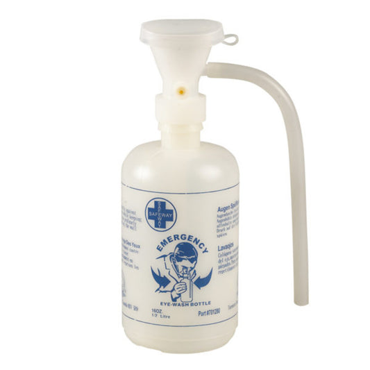 EYEWASH BOTTLE WITH EYE CUP 500ML