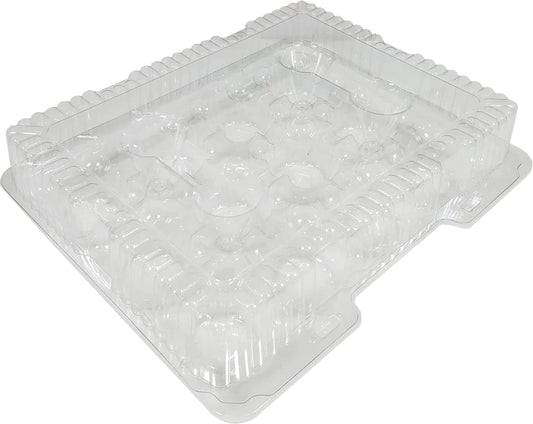09513-1 12PACK CLEAR CUPCAKE DEEP CLAMSHELL (76/CASE)