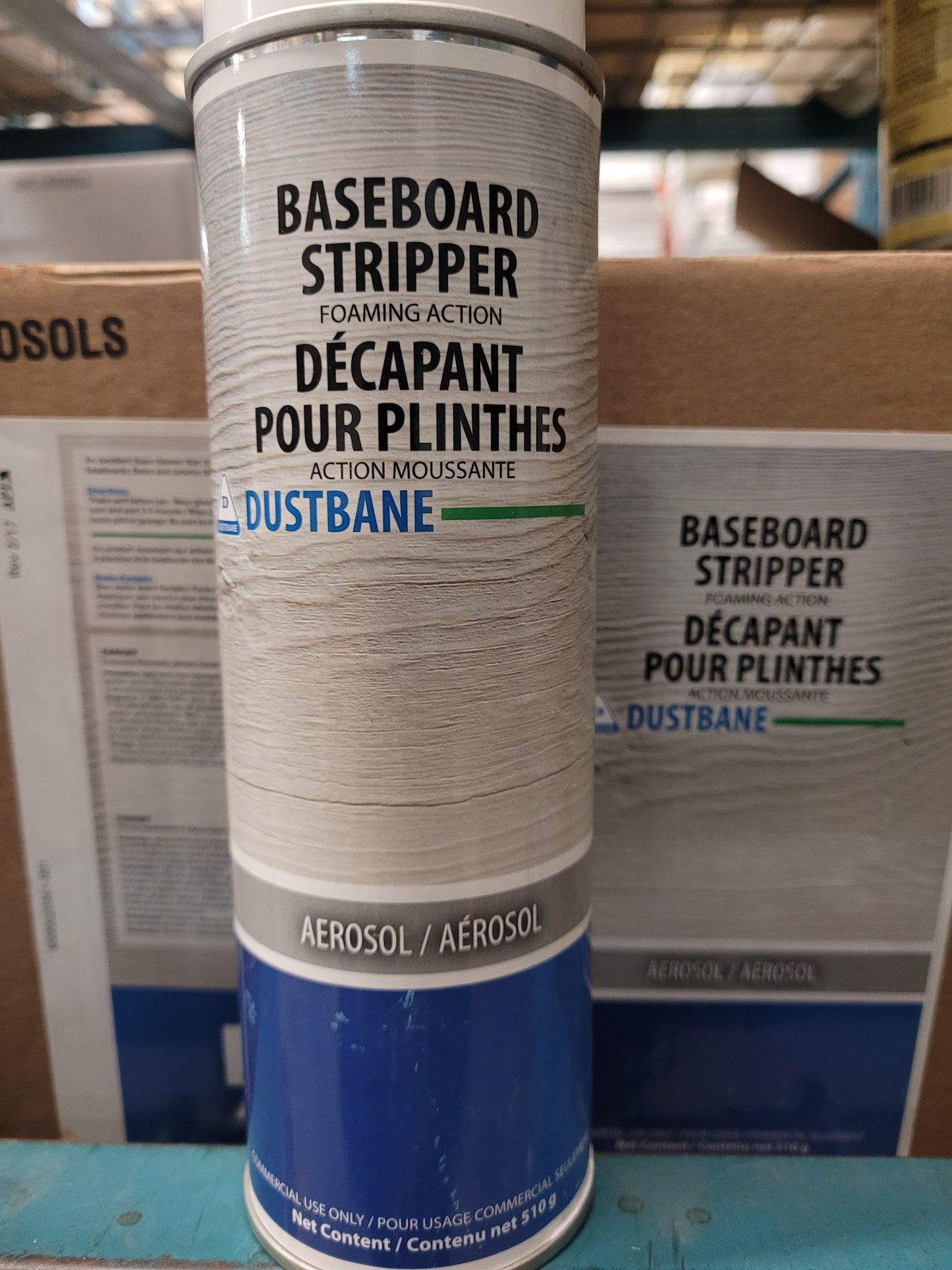 BASEBOARD STRIPPER AEROSOL CAN DUSTBANE 510G