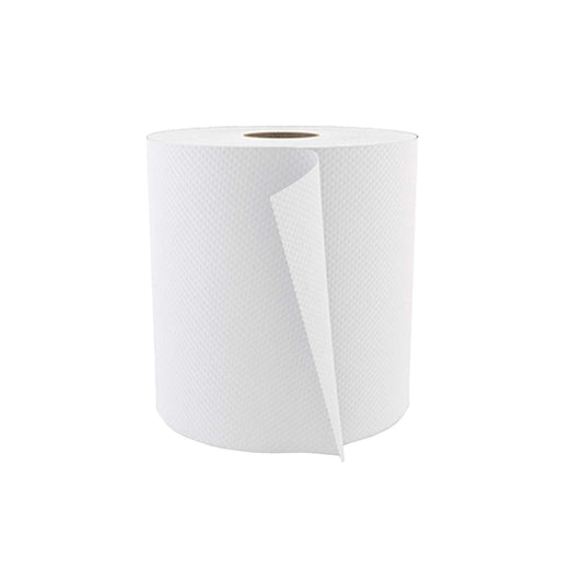 8"X350' WHITE ROLL TOWELS H030 (12/CASE)