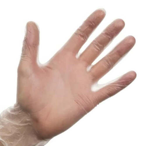 VINYL MEDIUM DISPOSABLE GLOVES (100/BOX)