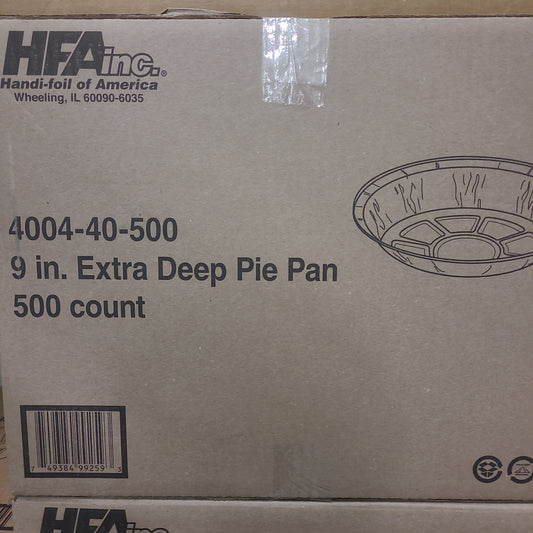 4004-40 9" EXTRA DEEP PIE PLATES (500/CASE)🇺🇲