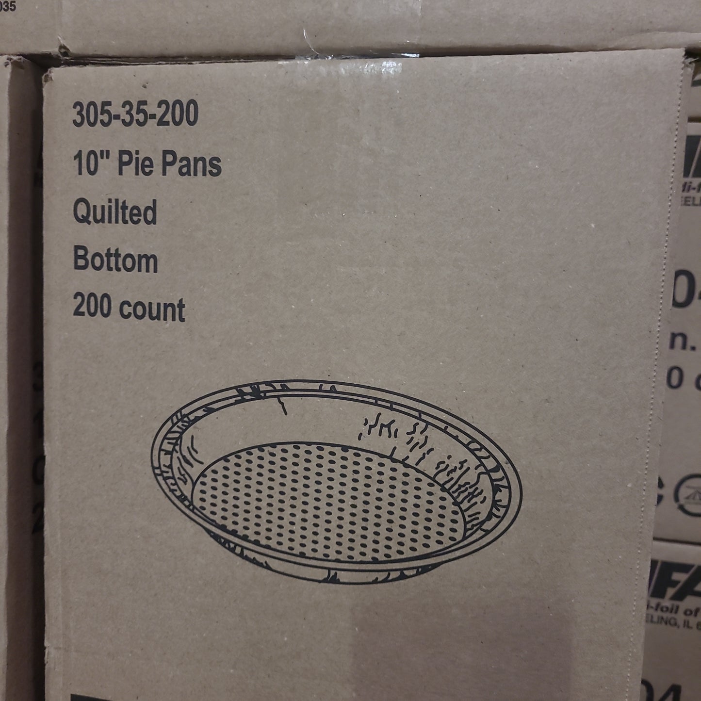 305-35 10" PIE PLATES (200/CASE)