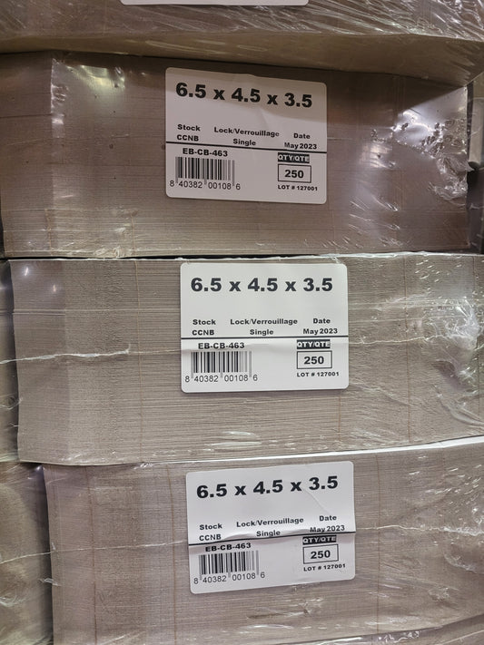 6.5X4.5X3.5 PASTRY BOXES (250)