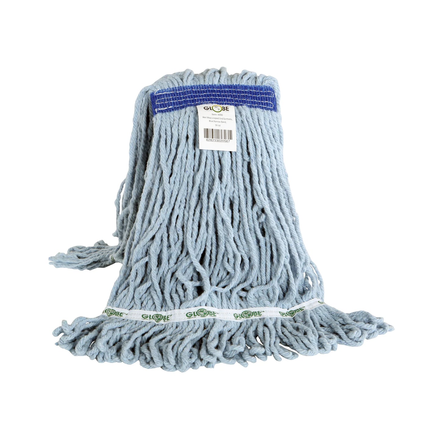 3090 16oz BLUE LOOPED END SYNTHETIC MOP HEAD