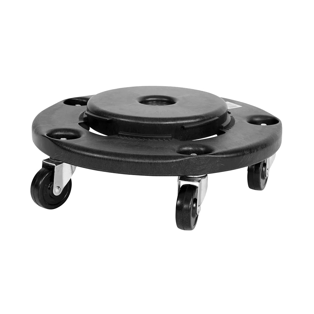 9640 BLACK UNIVERSAL DOLLY (WHEELS) FOR ROUND CANS