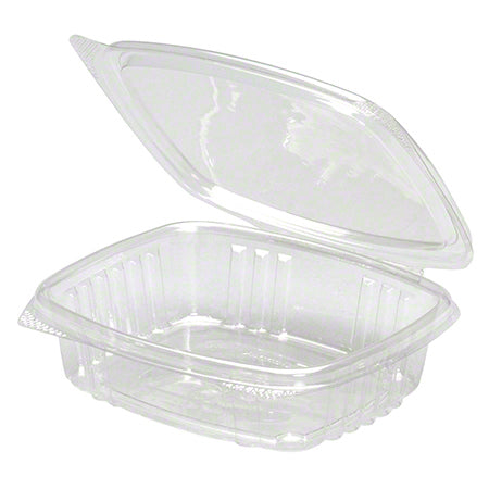 AD08 8oz CLEAR HINGED DELI CONTAINER GENPAK (200)