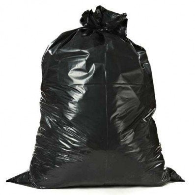35X50 EXTRA STRONG BLACK GARBAGE BAGS (150/CASE)