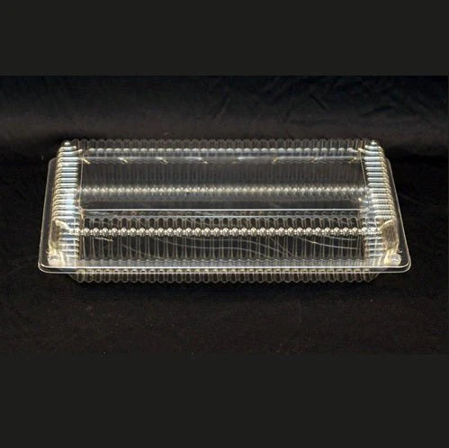 VEL 046 STRUDEL CLEAR HINGED CONTAINER (13X6X2.5) 200/CASE