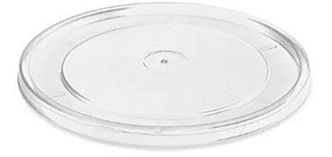 SOUP CLEAR FLAT PLASTIC LIDS(500/CASE)