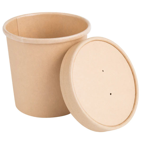 8K-CB 8oz KRAFT PAPER COMBO FOOD CONTAINER (250/CASE)