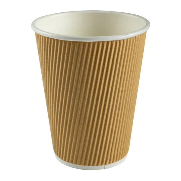 16OZ RIPPLED PAPER CUPS PRONTO (500/CASE)