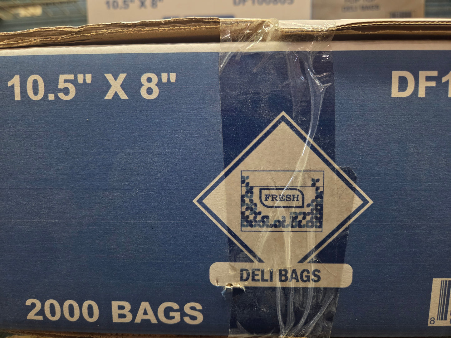 DELI BAGS PRINTED (10.5×8) FLIP TOP *2000/CASE