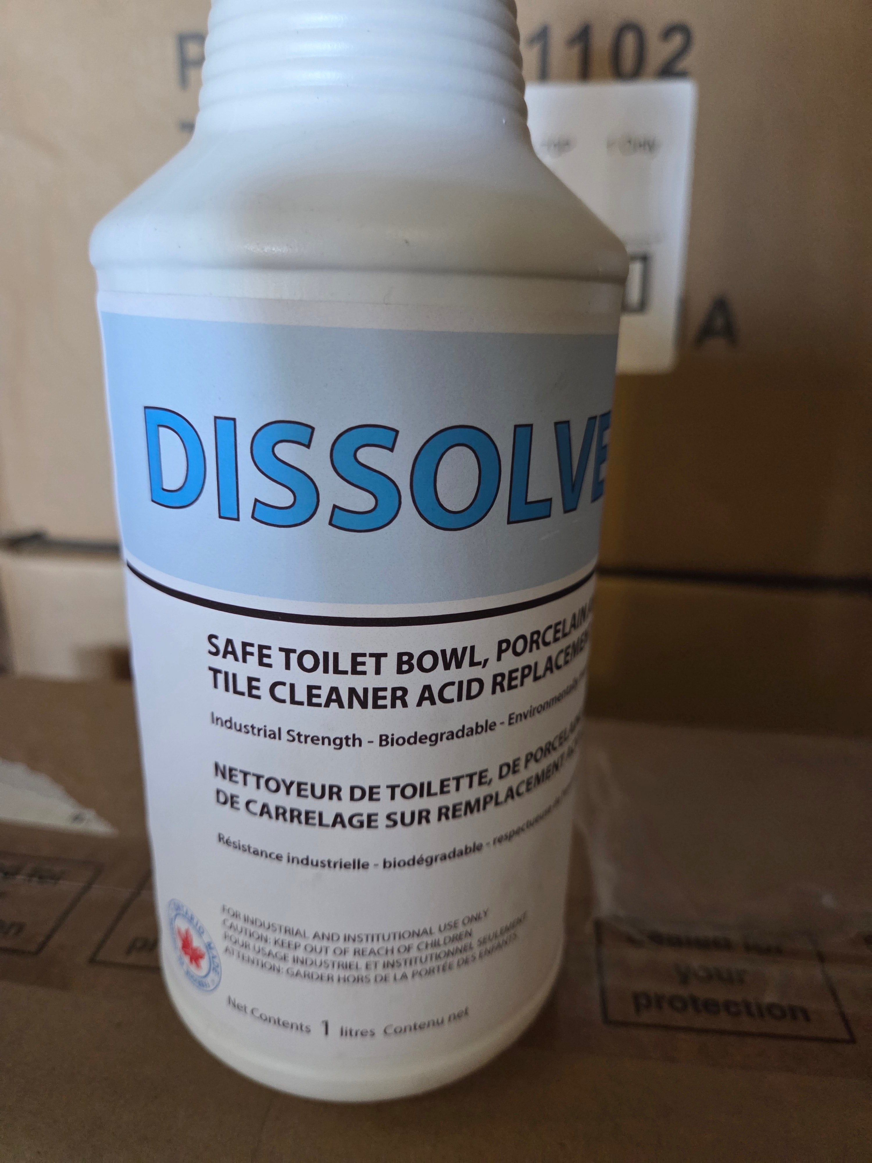 DISSOLVE ECO FRIENDLY WASHROOM CLEANER *1L – Tex Euro Industrial Sales Ltd.