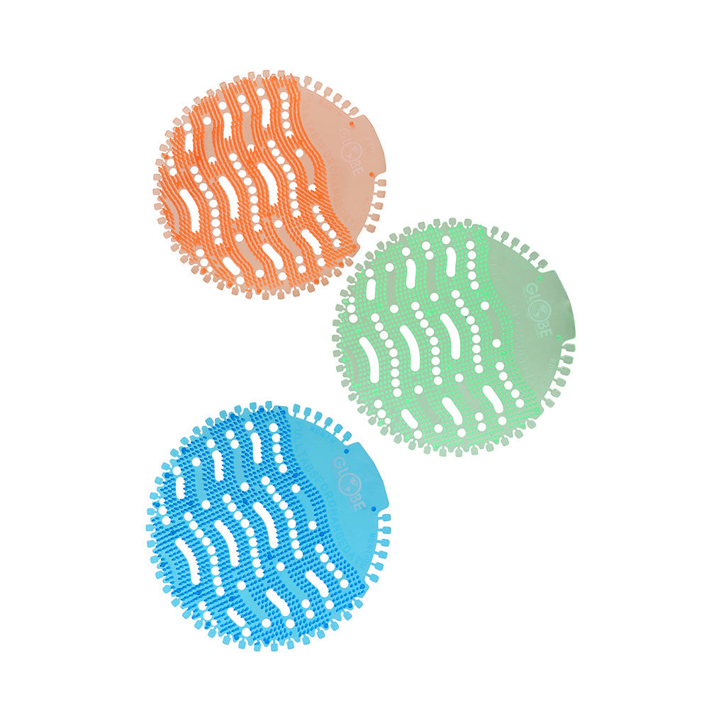 ANTISPLASH URINAL SCREEN (BUBBLE GUM, APPLE, ORANGE)
