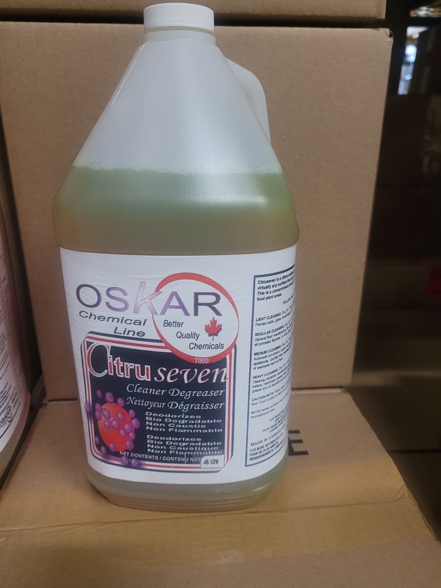 CITRUS DEGREASER SOLUTION (4L - COMMERCIAL USE)