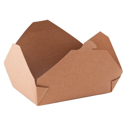 #8 KRAFT POLY COATED PAPER BOX (300/CASE)