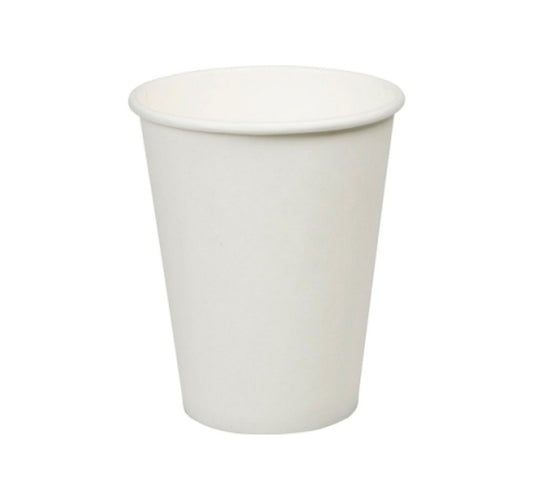 PRONTO 8oz SQUAT WHITE PAPER CUPS (CASE OF 1000)