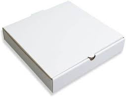 14” CORRUGATED WHITE PIZZA BOX (50/BUNDLE)
